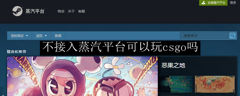 不接入蒸汽平台可以玩csgo的吗