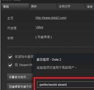 dota2国服启动项没用