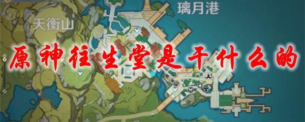 原神往生堂是干什么的