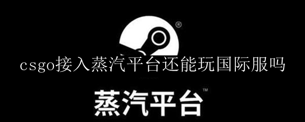 csgo接入蒸汽平台还能玩国际服吗