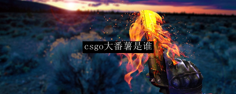 csgo大番薯是谁