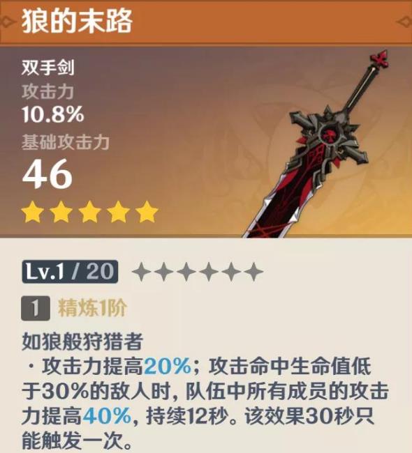 原神狼的末路强不强