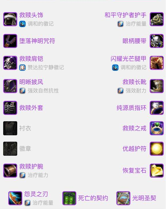 《魔兽世界》TBC奶骑装备怎么选