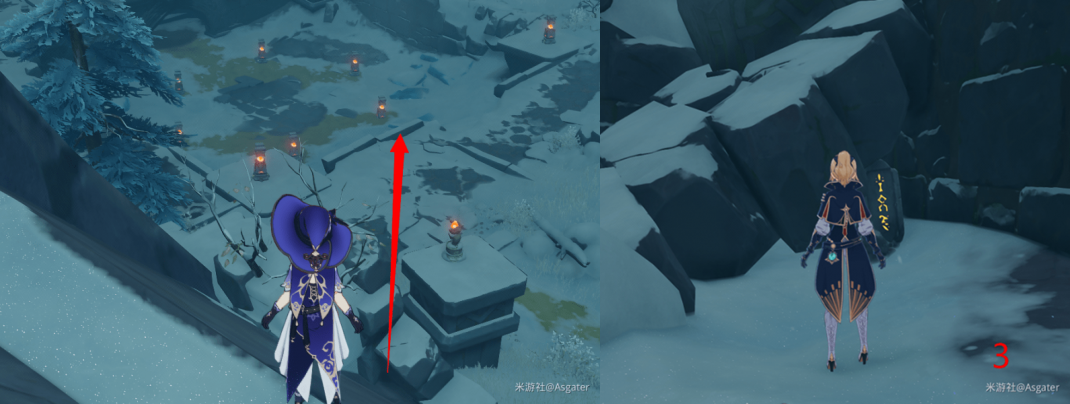 原神雪山石碑任务在哪接