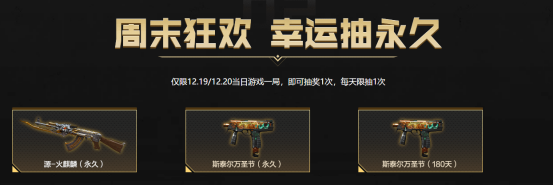 《CF》年末永久领不停活动攻略
