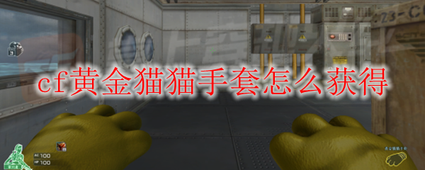 cf黄金猫猫手套怎么获得