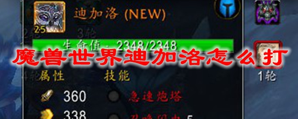魔兽世界迪加洛怎么打
