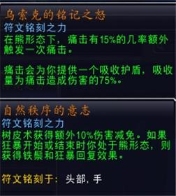 魔兽世界德鲁伊核心橙推荐