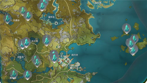 原神庆云顶水晶块哪里多