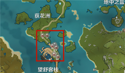原神霓裳花分布图