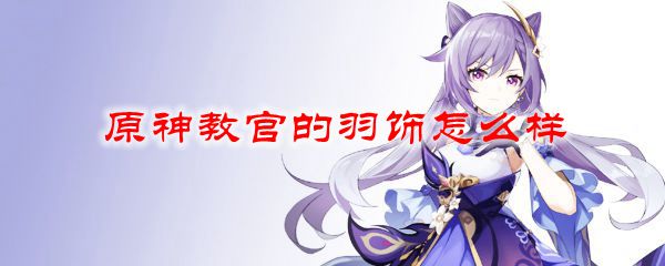 原神教官的羽饰怎么样