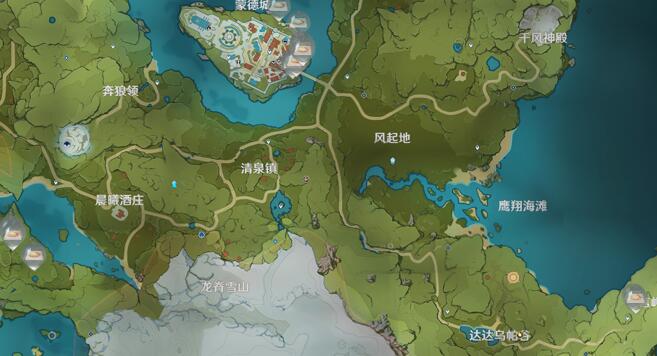 原神蒲公英籽哪里多