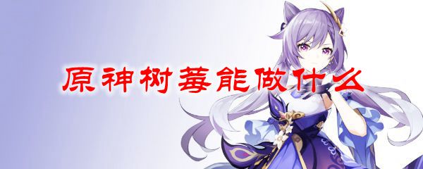 原神树莓能做什么