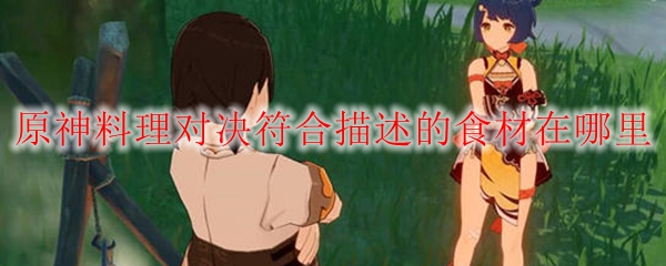 原神料理对决符合描述的食材在哪里
