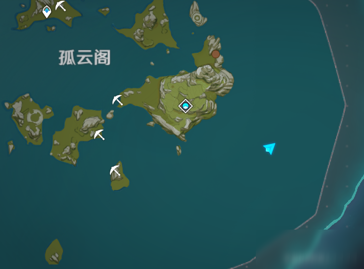 《原神》孤云阁f4在哪