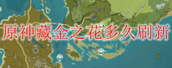 原神藏金之花多久刷新
