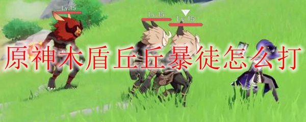 原神木盾丘丘暴徒怎么打