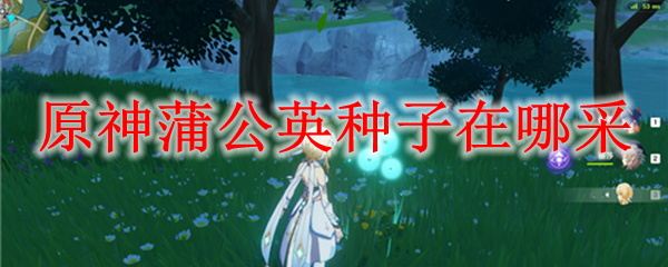原神蒲公英种子在哪采