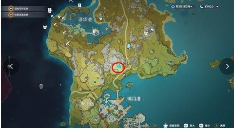 原神假山位置在哪