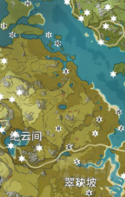 原神翠玦坡岩神瞳在哪里