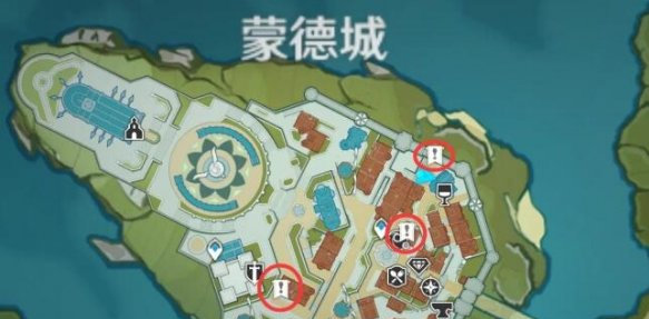 原神蒙德海报与告示牌在哪