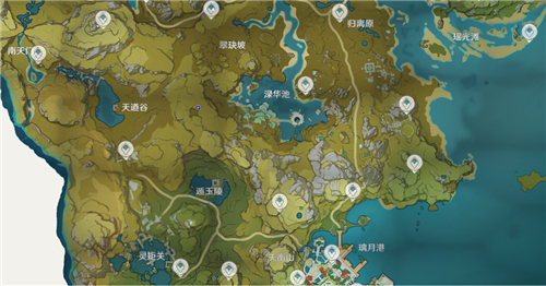原神传送点位置在哪