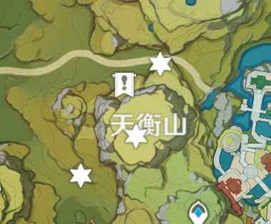 原神天衡山岩神瞳在哪里