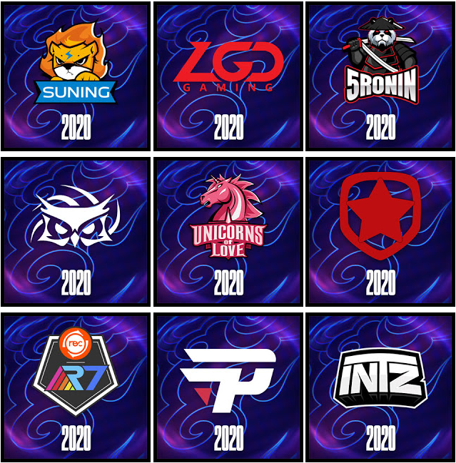 《LOL》2020世界赛战队图标预览