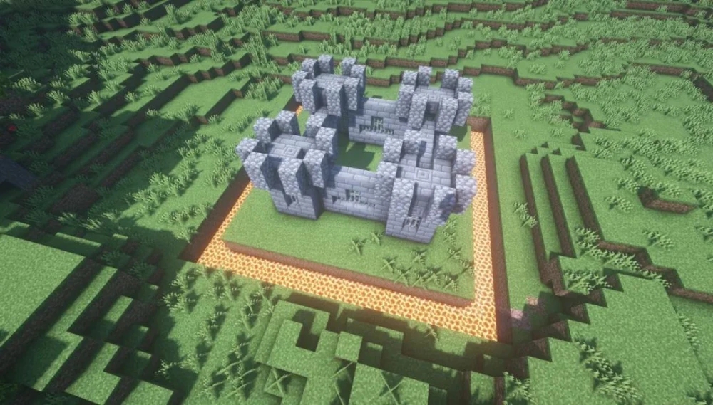 我的世界2020城堡建筑教学