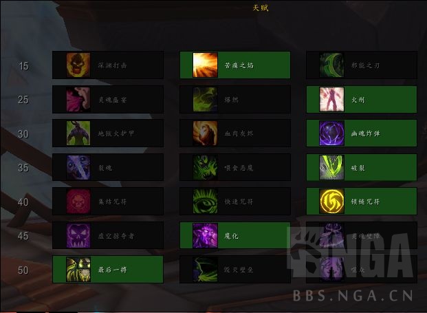 魔兽世界9.0复仇DH天赋加点