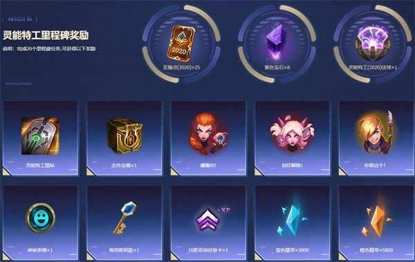《LOL》灵能特工2020事件活动内容汇总