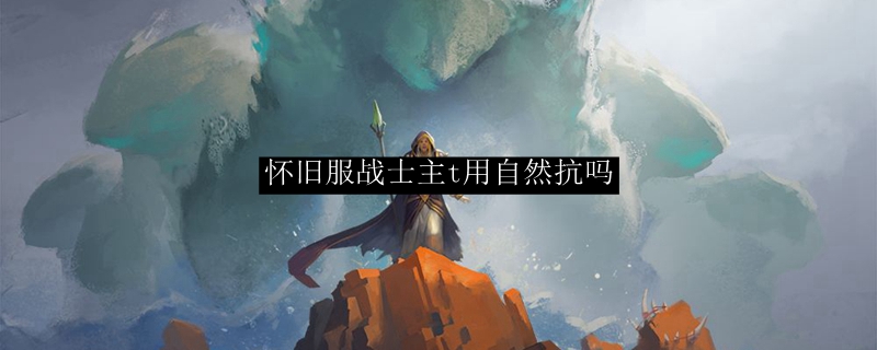 怀旧服战士主t用自然抗吗