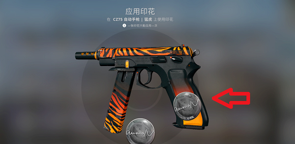 csgo印花怎么用