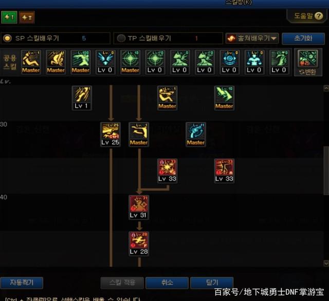 DNF重霄漫游枪手技能加点