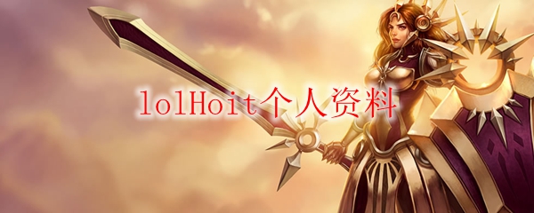 lolHoit个人资料