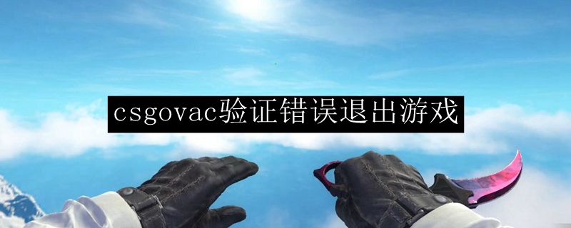 csgovac验证错误退出游戏