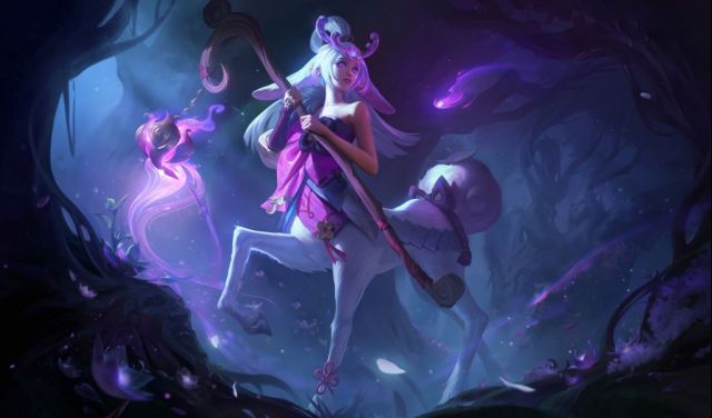 《LOL》10.15灵魂莲华莉莉娅皮肤预览