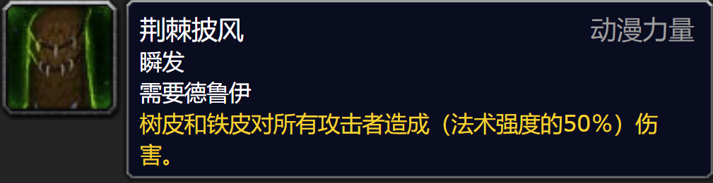 魔兽世界萨满心能之力排名