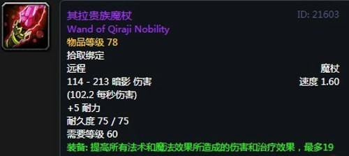 《魔兽世界》怀旧服第五阶段暗牧毕业装备大全