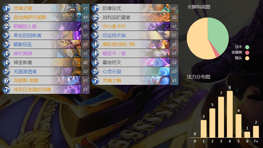 《炉石传说》外域的灰烬亡语牧卡组介绍