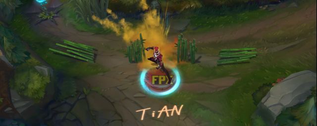 《LOL》S9冠军FPX打野Tian瞎子皮肤预览
