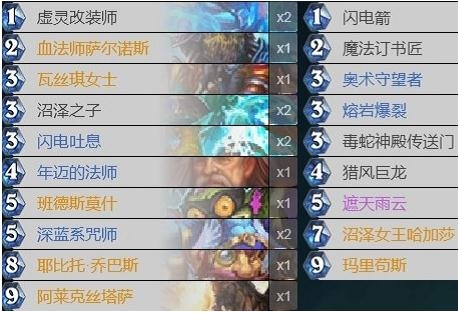 《炉石传说》外域的灰烬法强龙萨卡组推荐