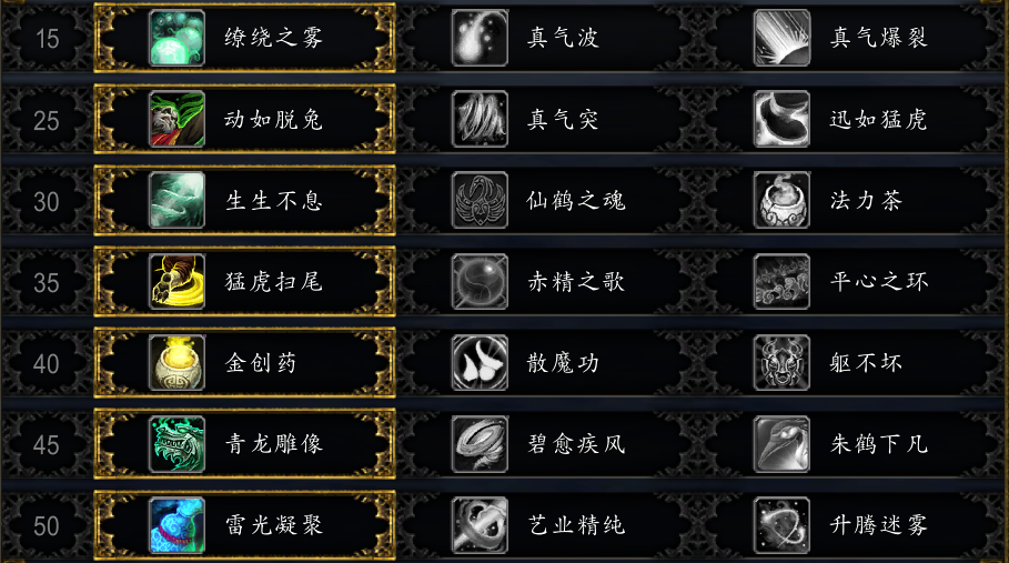 《魔兽世界》9.0武僧专精选择
