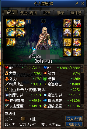 《DNF》100佣兵装备选择