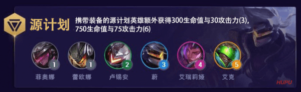 《LOL》云顶之弈S3 源计划剑士阵容搭配
