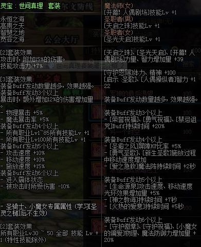 《DNF》灵宝世间真理套装获得方法