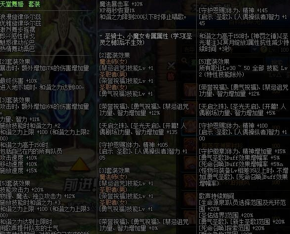 《DNF》天堂舞姬套装获得方法