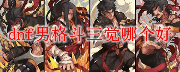 dnf男格斗三觉哪个好