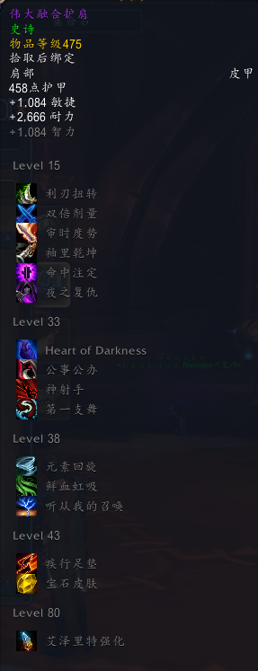 《魔兽世界》8.3尼奥罗萨盗贼特质装掉落介绍