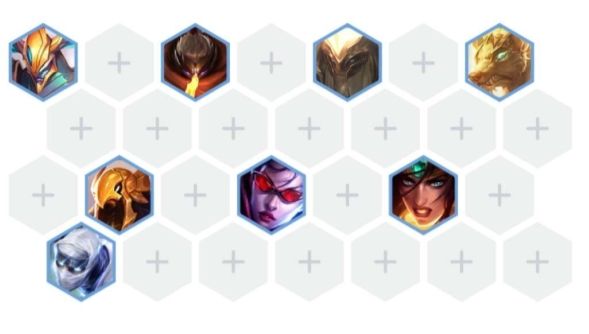 《LOL》云顶之弈9.22光阵容沙皇站位分析